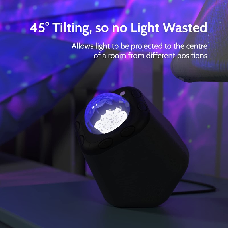 i-box Galaxy Projector, Bluetooth Speaker, Star Projector 6W Stereo Speakers,