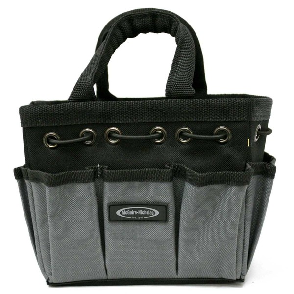 McGuire-Nicholas Mighty Bag Compact Tool Storage Tote, 7-Inch, Grey
