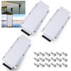 VEITHI Dock Bumper White,Dock Bumper Guard with Screws,Boat Dock Bumper