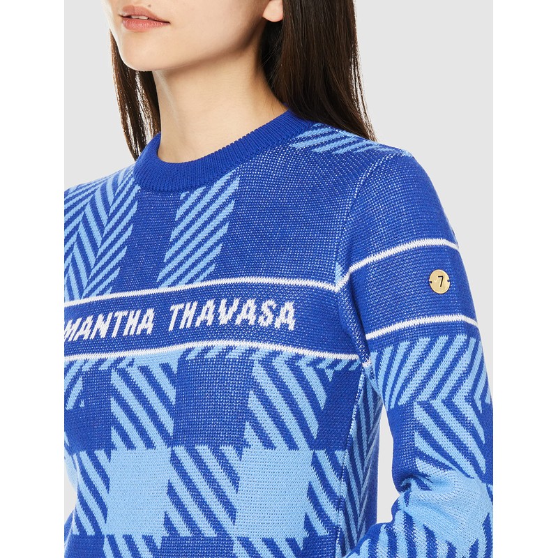 Samantha Thavasa Under 25 & Number 7 Women's Polo Sweater,