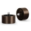 KAMANINA Bronze Curtain Rods 32 to 58 Inch (2.6-4.8 Feet),