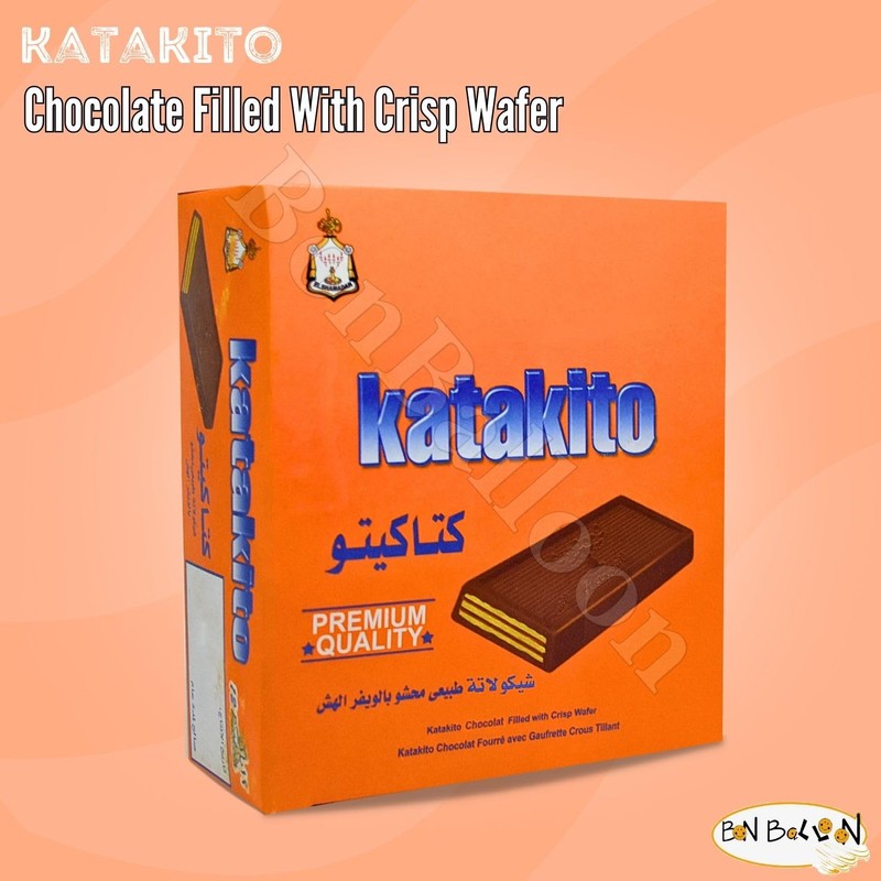 Katakito Chocolate Filled With Crisp Wafer Premium Natural Egyptian Oriental