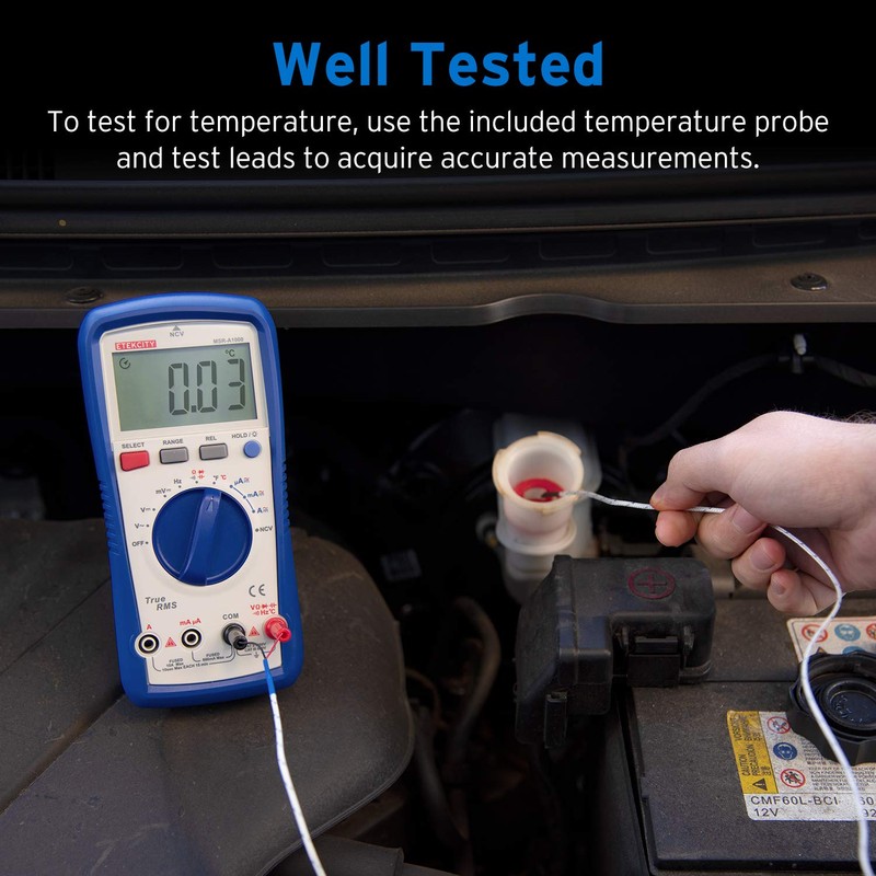 Etekcity Professional Digital Multimeter A1000, TRMS 6000 Counts Manual Auto