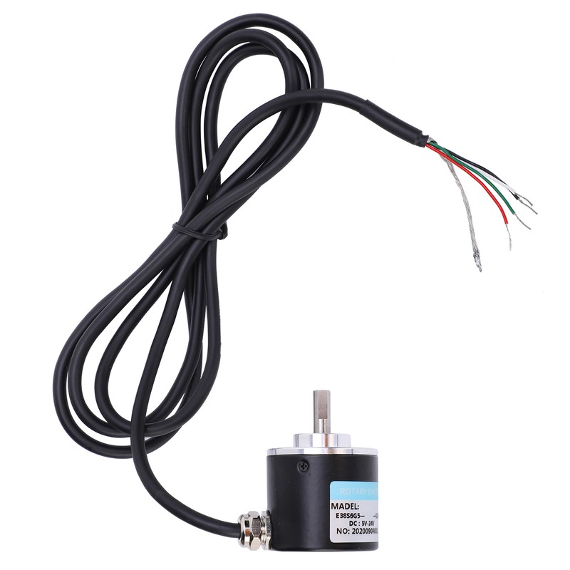 Encoder 5‑24V DC AB 2 Phase Incremental Rotary Solid Shaft