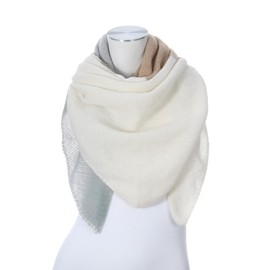 Majea Women's Winter Scarf Knitted Scarf Women's Scarf (880044), Cream 4