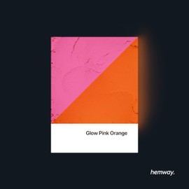 Hemway Epoxy Dye Pigment Powder Colour Ultra-Sparkle Dye Metallic Pigments for Epoxy Resin Polyurethane - Glow Pink - 100g / 3.5oz