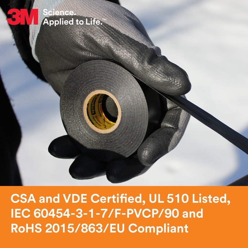 Scotch Super 33+ Vinyl Electrical Tape, 3/4 in x 66