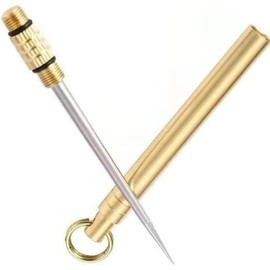 A Set Gold Cigar Holder Needle, Mini Stainless Steel Punch Draw Enhancer Tool, Nubber Assemblage Field Tool Can Be Dredge Cigar, Practical Cigar Accessories for All Cigars, Portable Cigar Needle