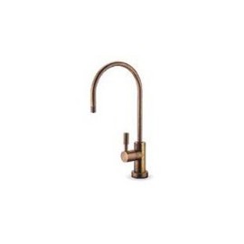 Hydronix LF-EC25-AB Modern Ceramic RO Reverse Osmosis or Filtered Water Faucet, Antique Brass
