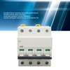 Miniature Circuit Breaker PA66 Flame Retardant Housing 4P Automatic Circuit