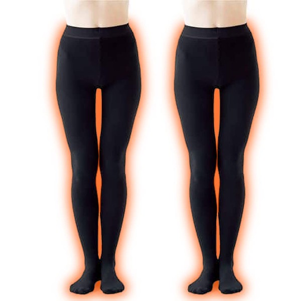 NEIGHBOR CLOWN 160 Denier, Fleece-lined Leggings, Fleece-lined Tights, Tights, Warm,