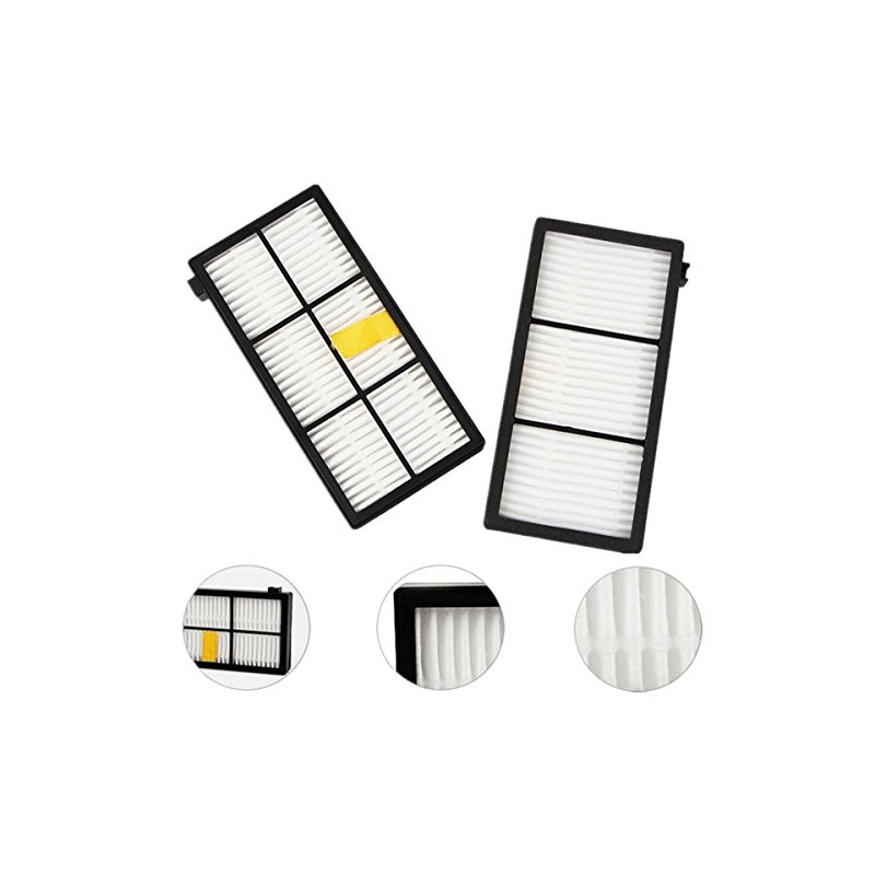 MTP 4 Pcs Hepa Filter Replacement for iRobot Roomba 800