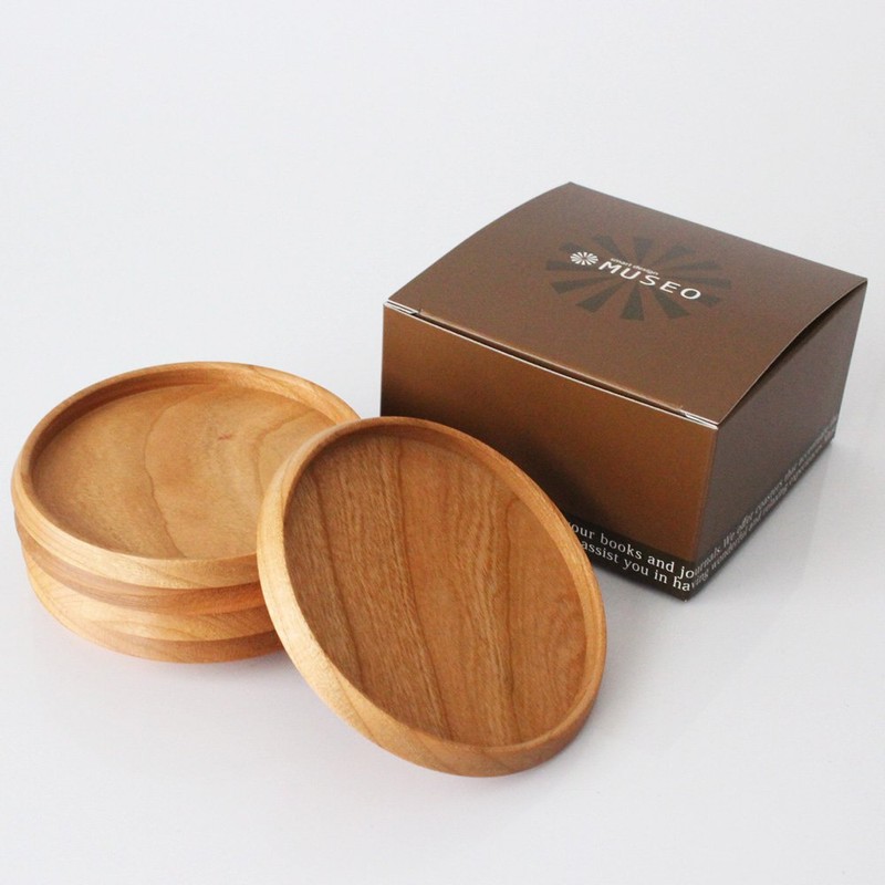 MUSEO Museo Coasters φ3.5 inches (88 mm), Set of 5