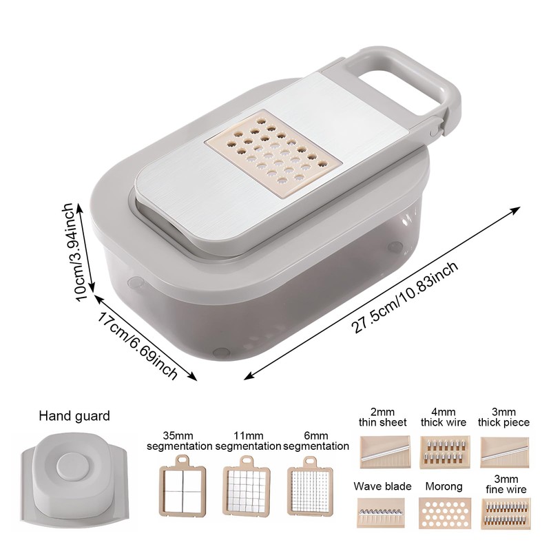 Vegetable Cutter, 10 in 1 Vegetable Slicer Ideal as a