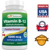Best Naturals Zinc Gluconate 50mg & Vitamin B12 6000 mcg