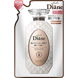 Moist Diane Extra Shine Shampoo Refill 330ml - Organic Argan Oil & Platinum Keratin (Green Tea Set)
