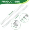 Murtenze 2 Pack Window Security Bar, Adjustable Sliding Glass Door