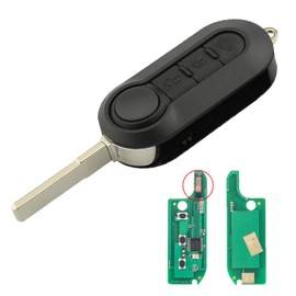 Heart Horse 3 Button Car Key 433 MHz Remote Key for Fiat 500L MPV Ducato for Cit-ro-en Jum-per for Peu-ge-ot Box-er - Marelli BSI