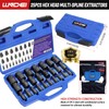 LLNDEI Screw Extractor Set Hex Head Multi-Spline Easy Out Bolt