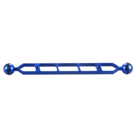 CS PRIORITY CNC Tripod Hold Mount Adapter with Dual Ball Joint Arm 5/7 / 9/11 inch for Gopr Sports Action Video Camera Underwater Diving Accessory (blue,11 inch)