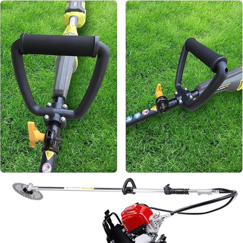 LONGHAO Replacement Ring Handle for Lawnmower, Grass Trimmer Handles, Universal