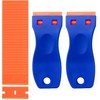 2PCS Plastic Scraper Tool Non-Scratch with 20PCS Blades – Multi-Purpose
