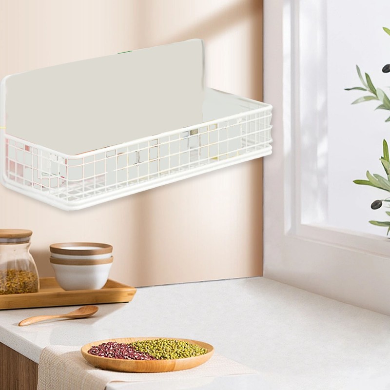 Magnetic Spice Rack for Refrigerator Iron Painting Space Saving Spice