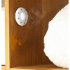 HomeNite 6 Pack Moth Ball Case with Adhesive Wall Sticker,