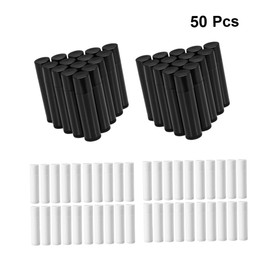 Outanaya 50pcs Empty Lip Balm Tubes for Lip Balm Storage Containers White Black for Homemade Cosmetics and Craft Projects