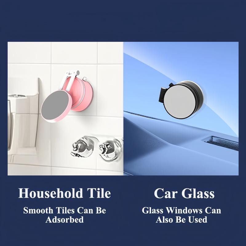 Upgraded Vacuum Magnetic Phone Holder,360° Rotatable, Foldable, Portable Car Phone