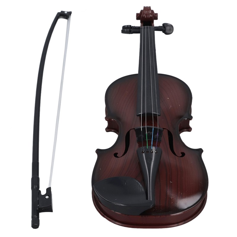 Kids Violin Toy Instrument Realistic Looking Educational Simulation Miniature Violin