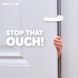 Jool Baby Products Door Pinch Guards (6 Pack) Baby Proof Doors Extra Soft Foam, Sleek Design, Child Safety, Baby Safety Finger Protectors - Jool Baby