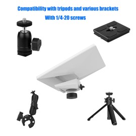 Starlink Mini Aluminum Tripod Adapter with 1/4"-20 Thread, Compatible with Most Tripod Sizes，or Starlink Mini Tripod,Pipe Adapters,Van Life Accessory for RVs