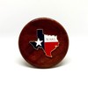 Texas Wine Stopper Exotic Rosewood Custom State of Texas Bottle