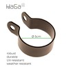 HaGa® Brace Clamp Round Diameter 5 cm – Mounting Clamp