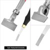 QWORK Flat Pliers-Leather Press Pliers and Pro Detail Rougher, Roughing