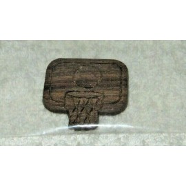 Unbranded Craft - Wooden Embellishment - Basket Ball and Hoop - New in Package