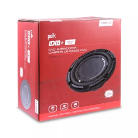 POLK DB1242DVC / DB+ 10" SUB WOOFER / DUAL COIL 4-OHM CAR / MARINE / POWERSPORT
