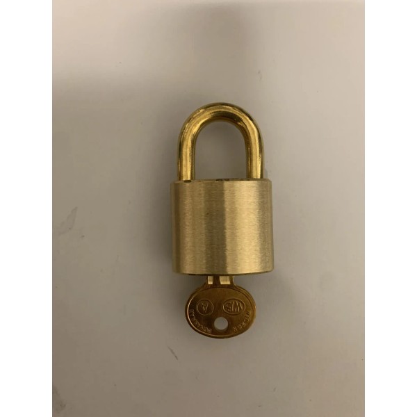 New Wilson Bohannan WB Padlock Brass Lock Heavy Duty w/