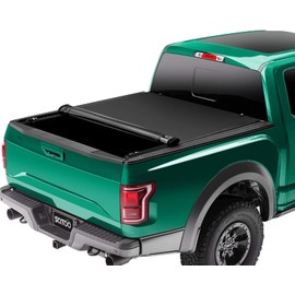SCITOO Soft Roll-Up Truck Tonneau Covers Suitable for 2002-2021 for Dodge Ram & 2003-2021 for Ram 1500 2500 3500 Truck Bed Cover Black (6.4ft)