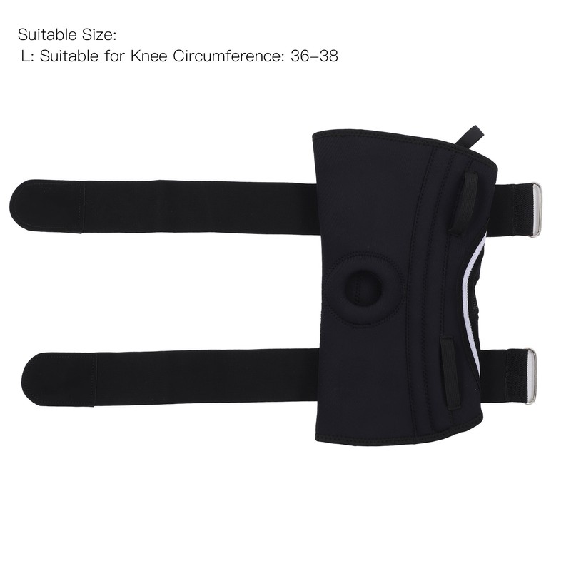Knee Brace with Side Stabilizers Adjustable Compression Knee Support Brace