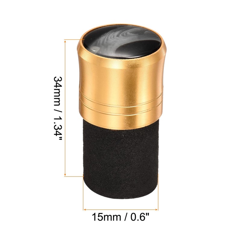PATIKIL 5pcs 15mm Diameter Fishing Rod End Cup Foam Protector