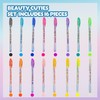 Sirena Set de 16 Plumas para Arte Corporal con Glitter