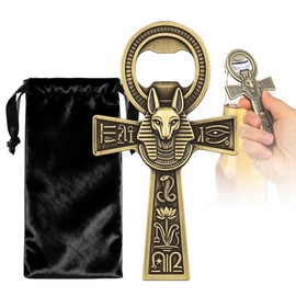 LULLEA Egyptian Anubis Bottle Opener, Mythology Gifts for Men Women