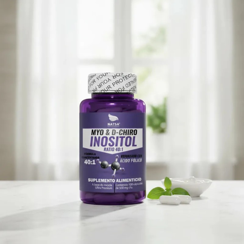 Myo Chiro Inositol 100 Cápsulas Ultra Concentrado Combinación Perfecta Equilibra
