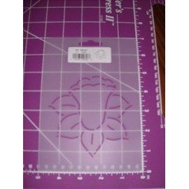 4" Daffodil Quilting Stencil - 848