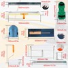 BTYCityMao Upgraded Self-Levelling Cement Tool Kit - Floor Construction Roller