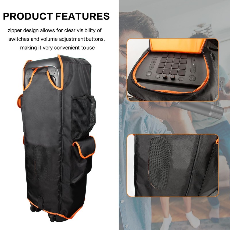 BXAXGX Compatible with JBL PartyBox 1000 Speaker Protective Cover, Double-Layer