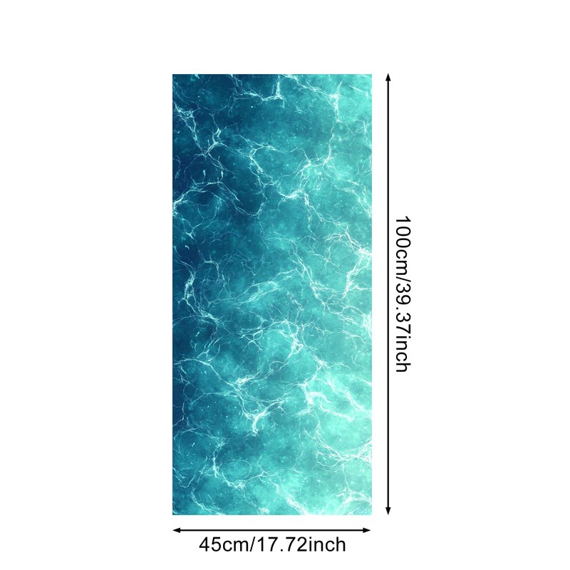 IVN Stained Glass Window Film 17.7x39.3 inch Decorative Window Privacy