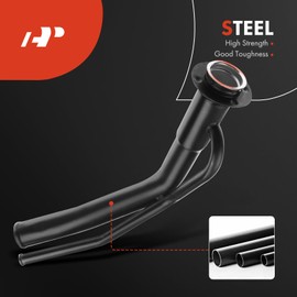 A-Premium Fuel Tank Filler Neck Pipe Hose Compatible with Dodge Ram 2500 1994-1998, Ram 3500 1994-1997, L6 5.9L, Diesel, Replace# 52018521, 52018518